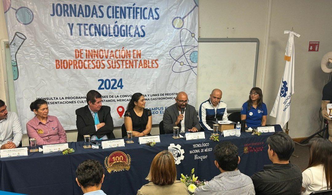 Inician las “Jornadas Científicas y Tecnológicas de Innovación Bioprocesos Sustentables 2024” en TecNM Apaseo el Alto